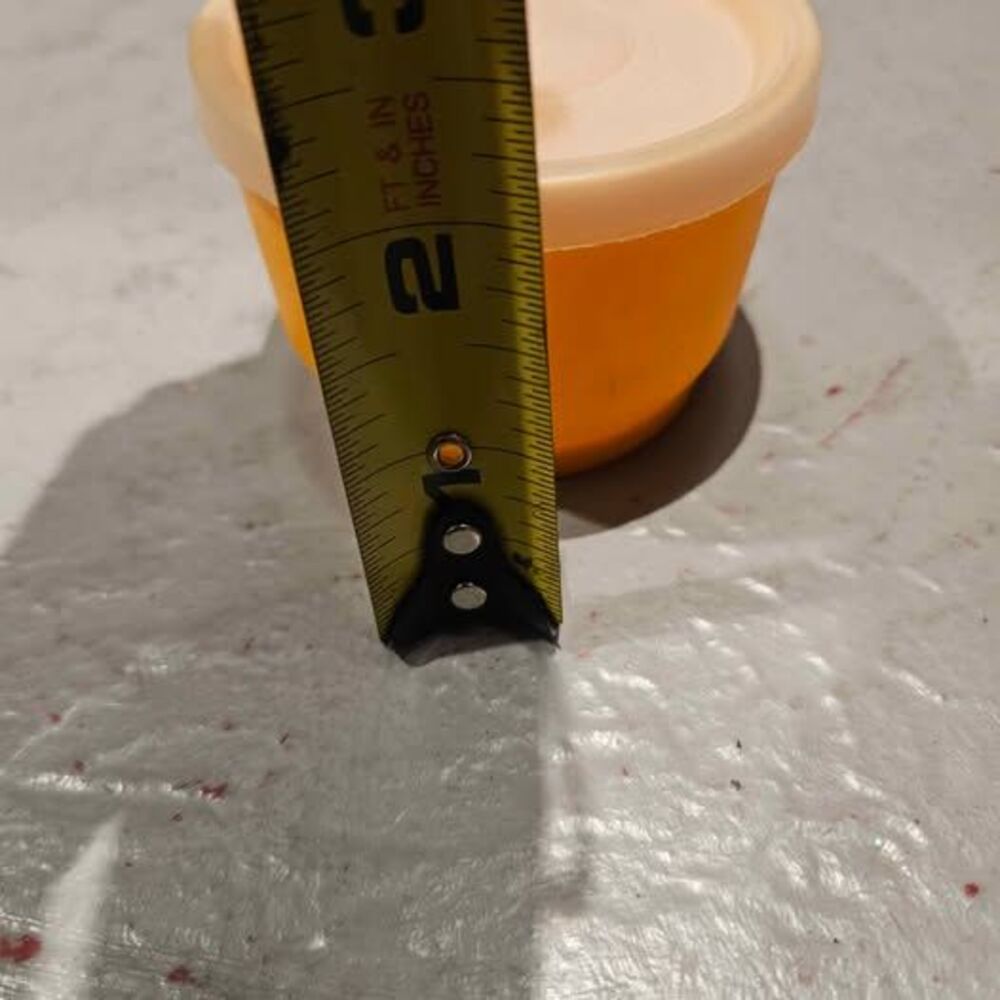 Tupperware Small Orange Storage Container - Picture 2 of 5